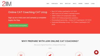 
                            11. Online CAT Coaching and Online CAT Preparation: Crack CAT 2019 ...