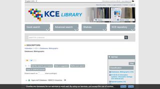 
                            13. Online catalogue kce