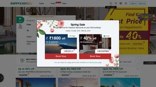 
                            1. Online Cheap Flight Booking | Hotel and Travel Deals - Happyeasygo