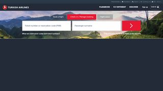 
                            2. Online Check-in and Manage Booking | Turkish Airlines ®