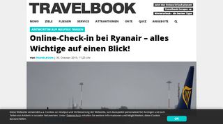 
                            4. Online-Check-in bei Ryanair - Travelbook