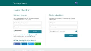 
                            10. Online Check-In - Cathay Pacific