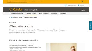 
                            4. Online Check-in - Condor