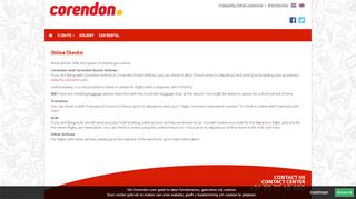 
                            6. Online check-in | Corendon airlines & Corendon dutch airlines
