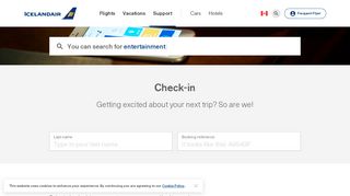 
                            3. Online Check-in | Icelandair