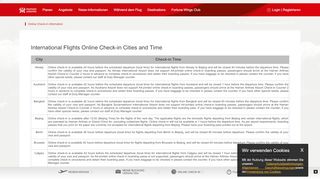 
                            3. Online Check-in Information - Hainan Airlines