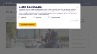 
                            12. Online Check-in Informationen - Lufthansa