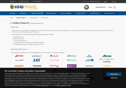 
                            7. Online Check-in - Logitravel.de