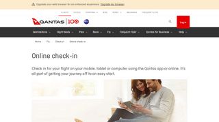 
                            4. Online check-in | Qantas AU