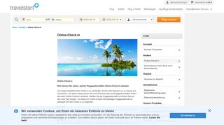 
                            13. Online-Check-in - Travelstart.de