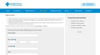
                            10. Online Claims | Southern Cross Travel Insurance
