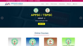 
                            2. Online classes for APPSC and TSPSC