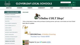 
                            12. Online COLT Shop!! - Cloverleaf Local Schools