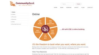 
                            13. Online - Community Bank of Louisiana