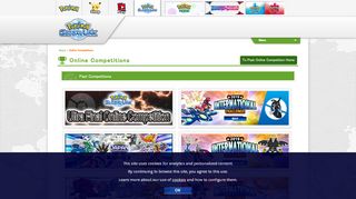 
                            7. Online Competitions - Pokémon Global Link