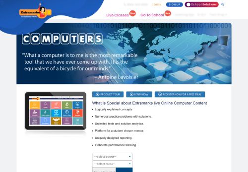 
                            6. Online Computer Test, Online Computer Class - Extramarks
