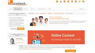 
                            7. Online Content kaufen für erfolgreiche Webseiten - content.de.