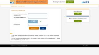 
                            5. Online Contribution - NPS Login - National Pension System Account ...