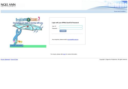 
                            2. Online Counselling Appointment - Ngee Ann Polytechnic