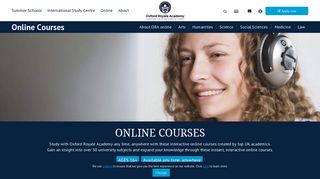 
                            4. Online Courses - Oxford Royale Academy