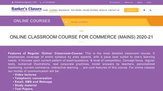 
                            10. Online Courses – Ranker's Classes