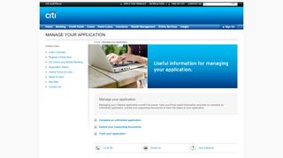 
                            6. Online Credit Card Application - Check Status | Citibank - Citi Australia