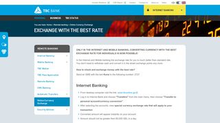 
                            5. Online Currency Exchange - TBC Bank