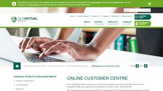 
                            9. Online Customer Centre | Old Mutual Wealth