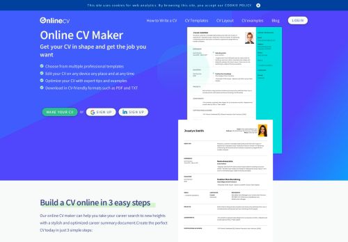 
                            11. Online CV Maker | Create your CV online in just a few clicks!