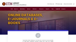 
                            5. Online Databases, e-Journals & e-Books - UTM Library