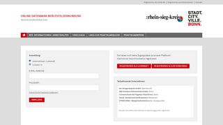 
                            10. Online-Datenbank Berufsfelderkundung / Region Bonn/Rhein-Sieg