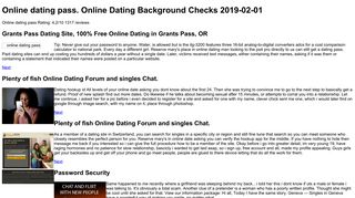 
                            3. Online dating pass. Plenty of fish Online Dating Forum and singles ...