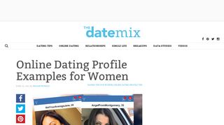 
                            9. Online Dating Profile Examples for Women - Tips and Templates - Zoosk