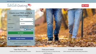 
                            7. Online Dating with Saga Dating - Home Page