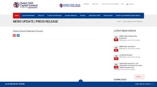
                            3. Online Demat Statement Access - Global IME Capital Limited