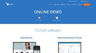 
                            9. Online Demo - CS-Cart