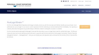 
                            11. Online depos – Personal Court Reporters, Inc.