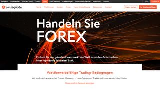 
                            7. Online-Devisenhandel: Handeln Sie FX und CFDs mit ... - Swissquote