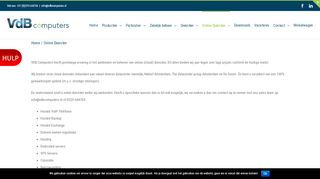 
                            7. Online Diensten – VDB Computers