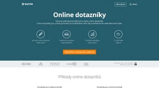 
                            3. Online dotazníky zdarma | Survio.com