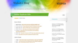 
                            9. Online duplicate bills | Wahab's Blog