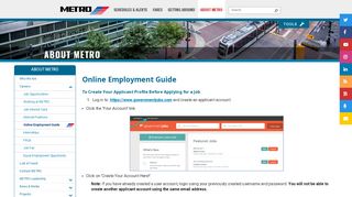 
                            11. Online Employment Guide METRO