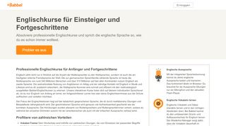 
                            2. Online Englisch lernen - Babbel.com