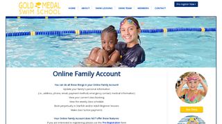 
                            9. Online Family Account – Gold Medal Swim School
