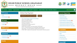 
                            7. Online Fee Payment - DPS Ghaziabad