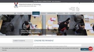 
                            12. Online Fee Payment | Waterford Institute of Technology - WIT