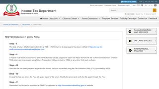 
                            4. Online Filing - Income Tax Department