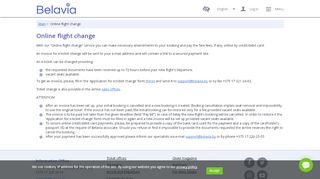 
                            11. Online flight change - BELAVIA - Belarusian Airlines