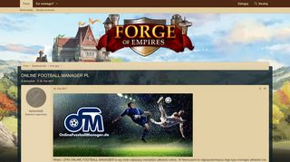 
                            8. ONLINE FOOTBALL MANAGER PL | Forge of Empires Forum