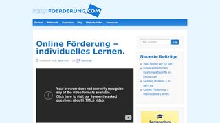 
                            12. Online Förderung – individuelles Lernen. – Fernfoerderung.com